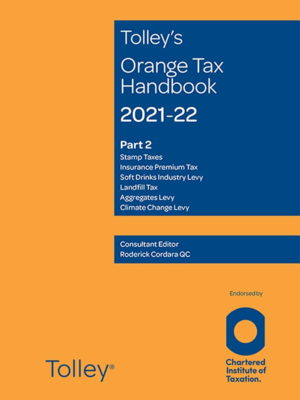 cover image of Tolley’s Orange Tax Handbook 2021-22